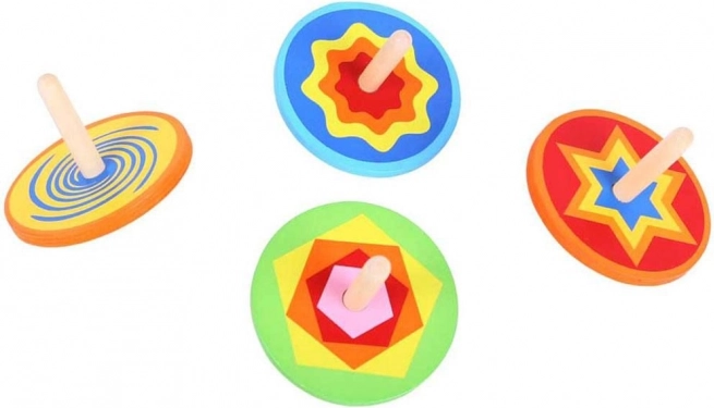 Drevená farebná káča Bigjigs Toys