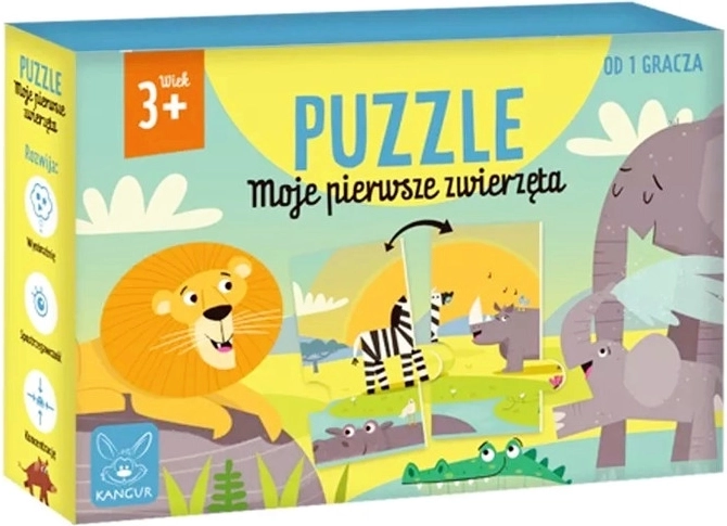 Puzzle Moje prvé zvieratá – veľká podlahová skladačka