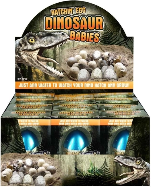 Rastúce vajce dinosaurus – prekvapenie do vody