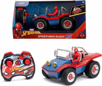 RC buggy Spider-Man 1:24 s figúrkou Jada Toys