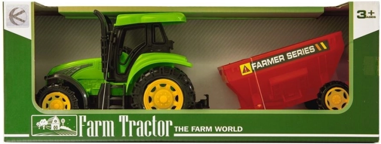 Traktor s prívesom pre malých farmárov - 1 kus