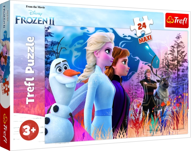 Puzzle MAXI 24 dielikov FROZEN 2 – Magické dobrodružstvo