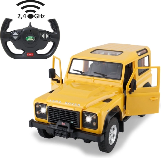 RC model Land Rover Defender 1:14 žltý