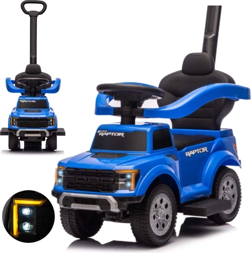 Milly Mally odrážadlo s vodiacou rukoväťou Ford F-150 3 v 1 modré