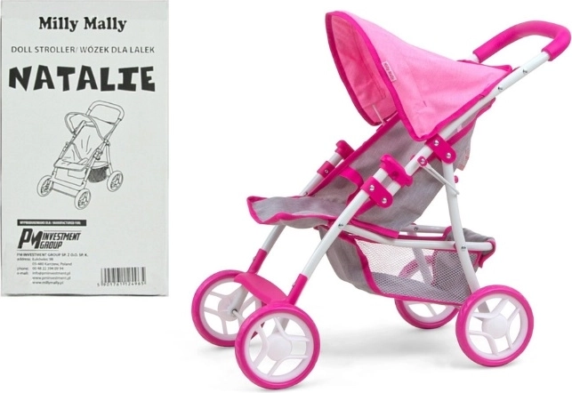 Milly Mally kočík pre bábiky Natalie Prestige Pink