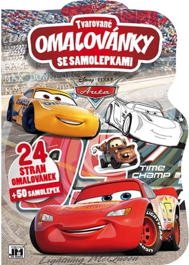 Tvarované omaľovánky Autá