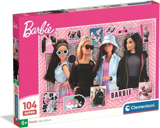 Clementoni puzzle Barbie Super 104 dielikov