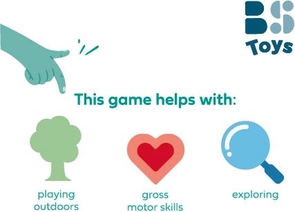 Drevený bumerang pre deti 40 × 20 cm