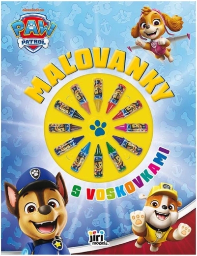 Omaľovánky s voskovkami Labková patrola