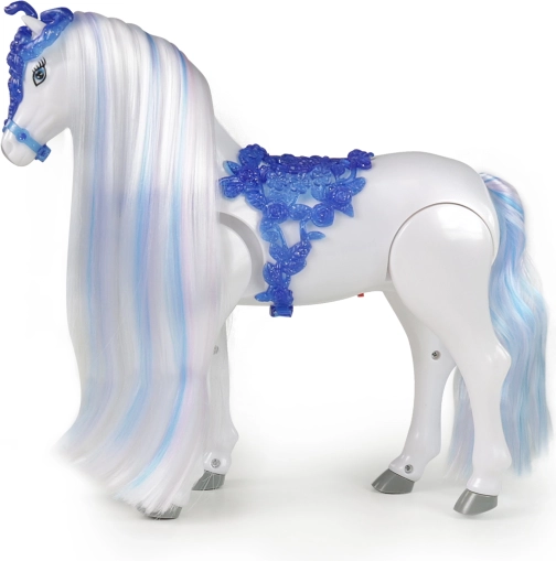 Elektrický kôň s česacími vlasmi Zimné kráľovstvo