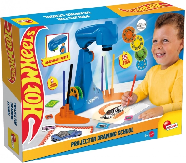 Hot Wheels škola kreslenia s projektorom