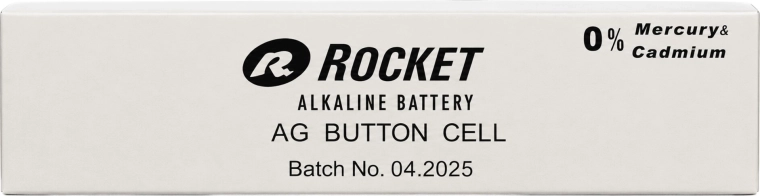 Alkalické gombíkové batérie Rocket AG13 (LR44) 1,5 V – balenie 200 ks