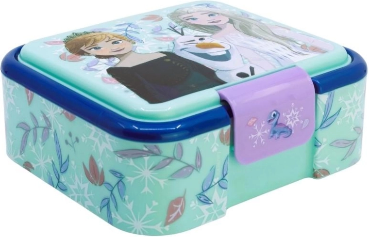 Desiatový box Frozen s 3 priehradkami – 1 kus