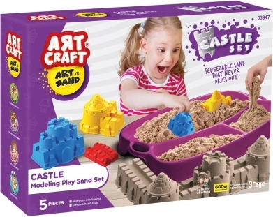Art Craft kinetický piesok hrad 600 g