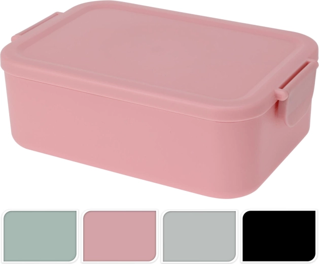 Desiatový box s klik uzáverom 20 × 14 × 7 cm, mix farieb