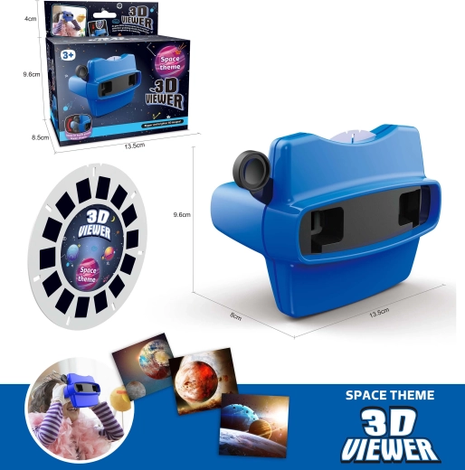 3D okuliare Vesmír pre deti 13,5 × 8 × 9,6 cm