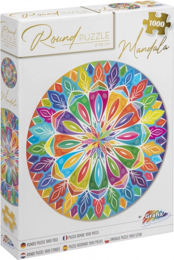 Okrúhle puzzle Mandala 1000 dielikov (68 cm)