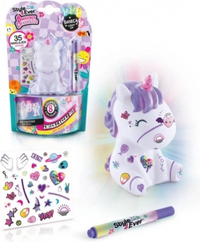 Sada svietiacich zvieratiek DIY - Unicorn Sweet
