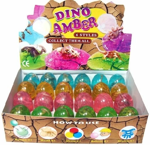 Sliz v dinosaurom vajíčku – viac farieb