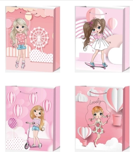 Darčeková taška pre dievčatá L