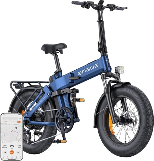 ENGWE Engine Pro 3.0 Boost skladací elektrický bicykel 250 W 20" modrý