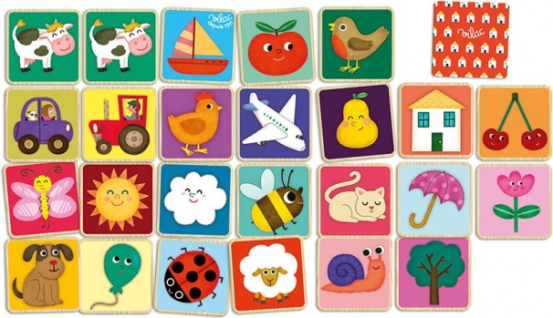 Drevené pexeso Zvieratká na farme