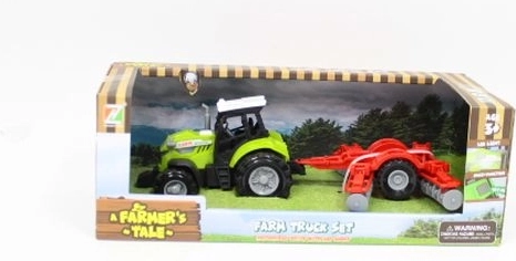 A Farmer’s Tale realistický traktor so svetlami a zvukmi s pripojiteľným poľnohospodárskym strojom
