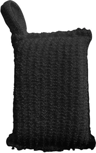 Masážna žinka do kúpeľa a sauny Toro, čierna