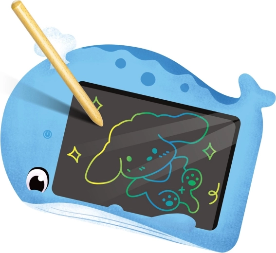 2Kids Toys detský LCD kresliaci tablet veľryba - 1 kus