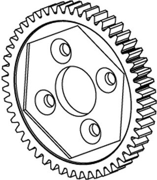 Hlavné ozubené koleso Jamara Dakar/BL8, 50 zubov, modul 0,8