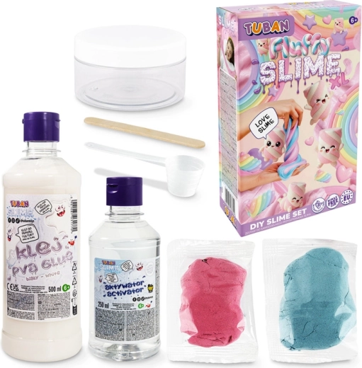 Tuban kreatívna zmyslová súprava Fluffy slime XL