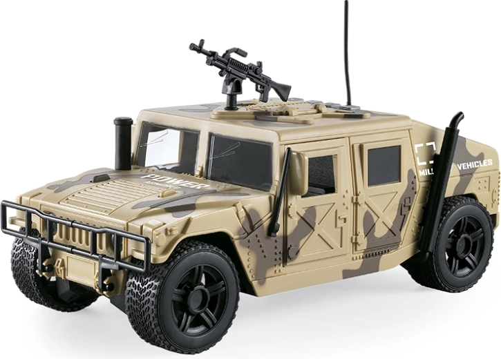 Vojenské obrnené vozidlo 1:16 so svetlým maskovaním