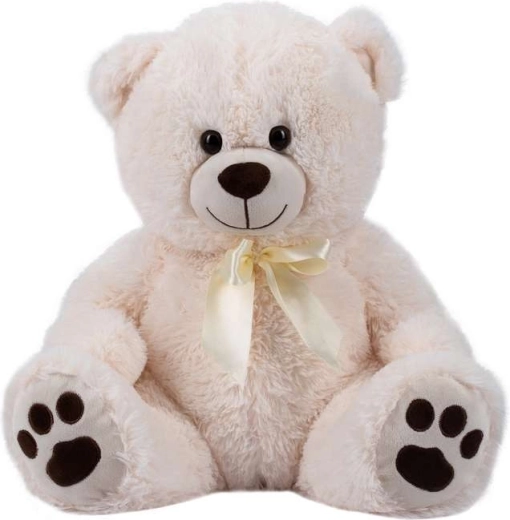 Free2Play plyšový medveď Cuddly 38 cm biely - 1 kus