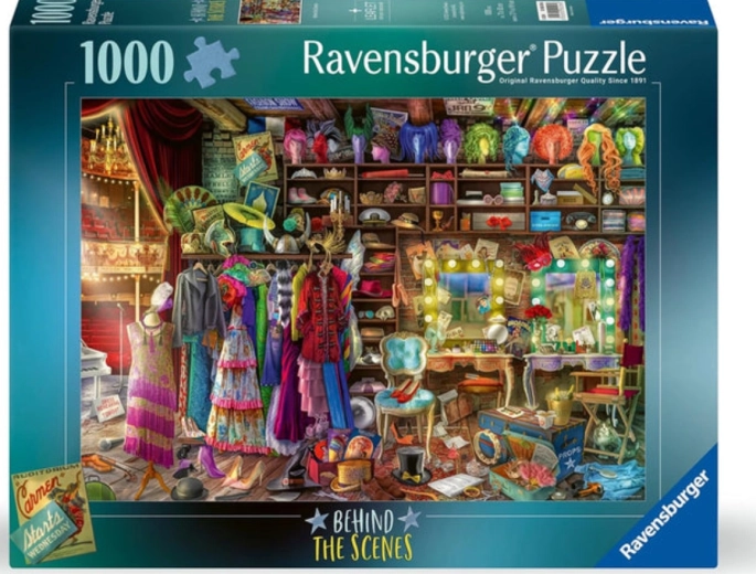 Ravensburger puzzle Zákulisie 1000 dielikov