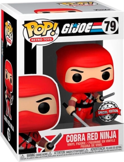 Funko Pop! G.I. Joe Cobra Red Ninja Exclusive #79 - 1 kus
