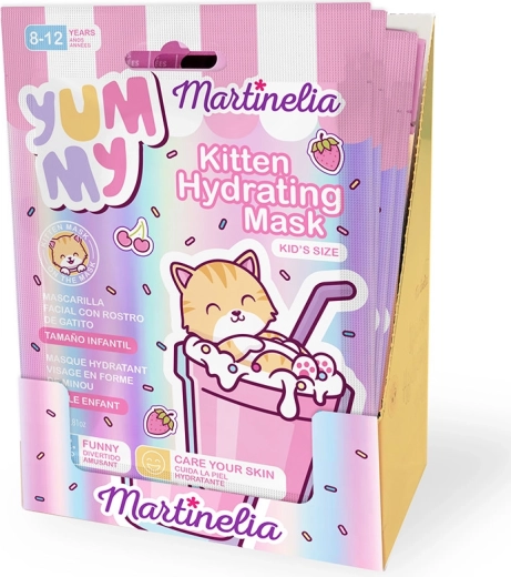 Hydratačná maska pre deti s motívom mačičky - 1 kus