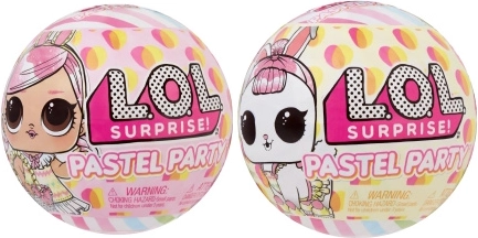 l.o.l. surprise! pastel party – jarná edícia s prekvapením (bábika alebo zvieratko)