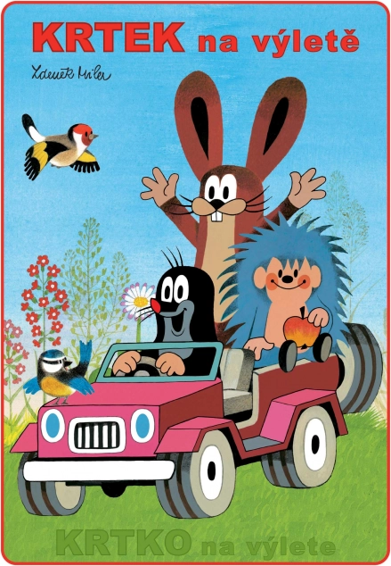 Omaľovánka A5 Krtko na výlete