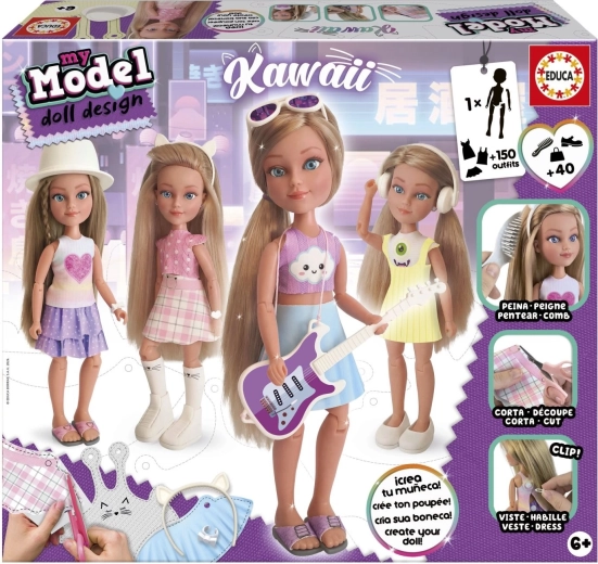 Educa My Model doll design kreatívna sada kawaii