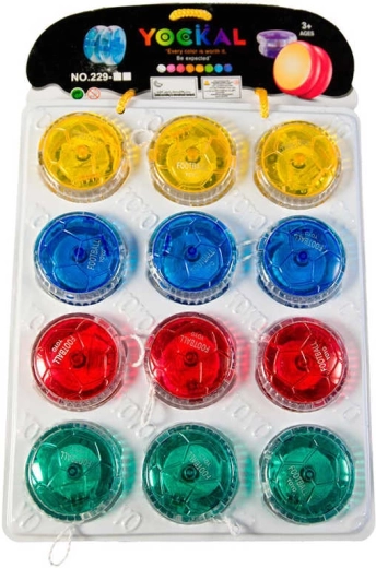 Plastové priehľadné jojo 5 cm - 1 kus