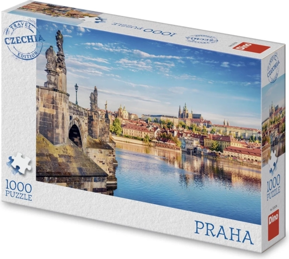 Dino puzzle turistická edícia Česko: letné Hradčany 1000 dielikov