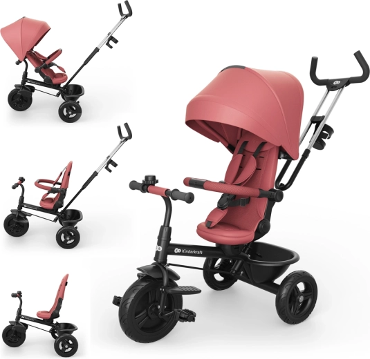 Detská trojkolka Kinderkraft Aston 2 Plus green 6v1