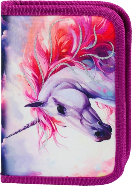 Školský peračník BAAGL Kráľovstvo jednorožca, jednoposchodový