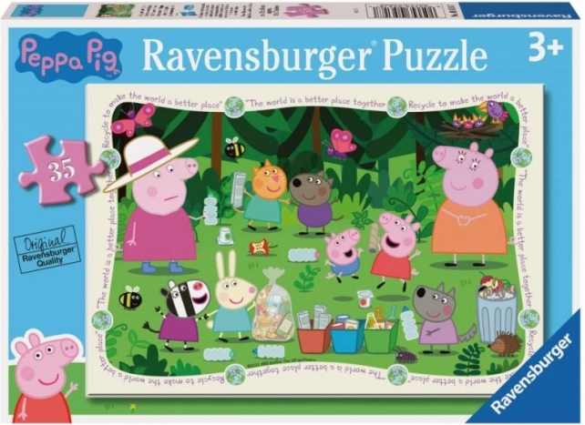 Puzzle 35 dielikov Peppa Pig