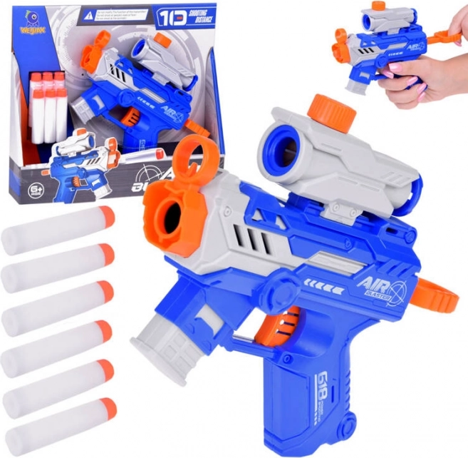 Pištole s cieľom na mäkké penové náboje