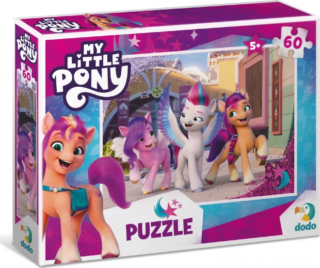 DODO puzzle My Little Pony: v meste 60 dielikov