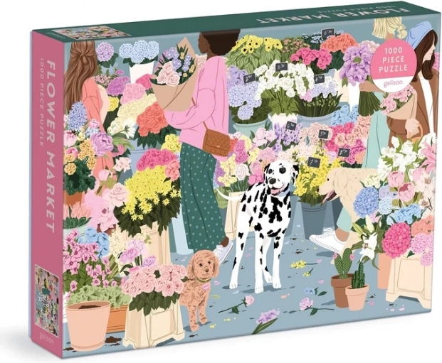 galison puzzle kvetinový trh 1000 dielikov
