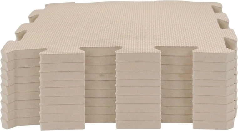 NIDO NIDO penová hracia podložka puzzle Sandstone (9 dielov)