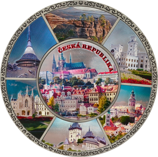 Dekoračný tanier Česká republika Sparkys
