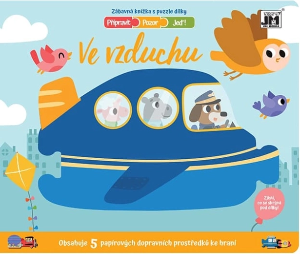 Pripraviť, pozor, štart! vo vzduchu – kniha s vyberateľnými dielikmi